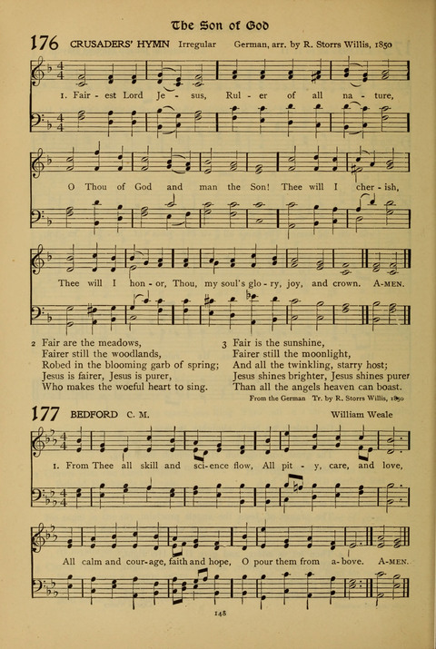 The American Hymnal for Chapel Service page 148