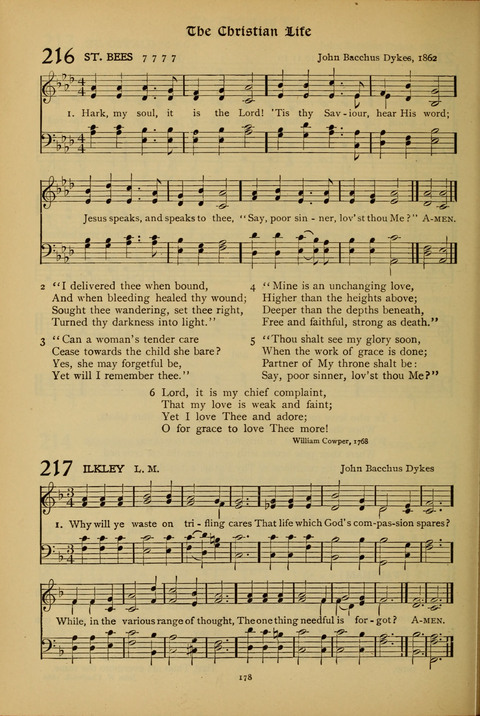 The American Hymnal for Chapel Service page 178