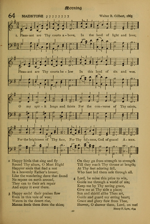 The American Hymnal for Chapel Service page 49