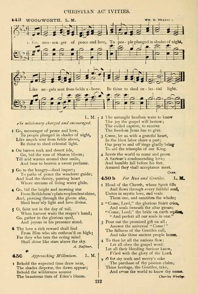 The African Methodist Episcopal Hymn and Tune Book: adapted to the doctrines and usages of the church (6th ed.) page 212