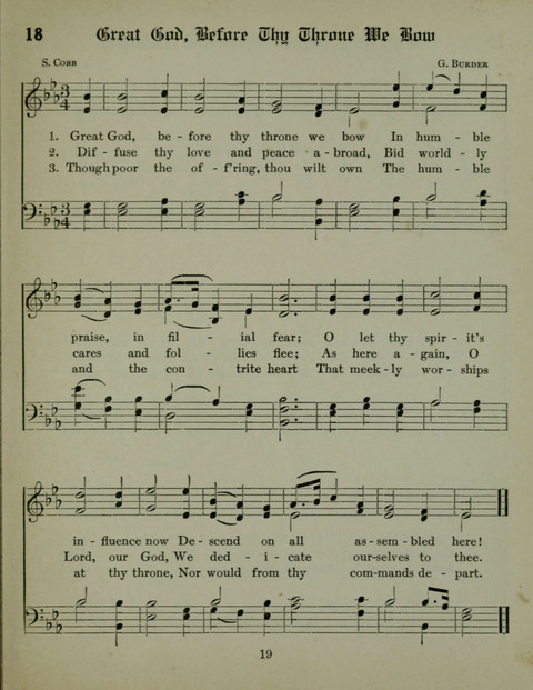 The Assembly Praise Book: Hymns and Tunes for General Use with responsive readings from the psalms page 19