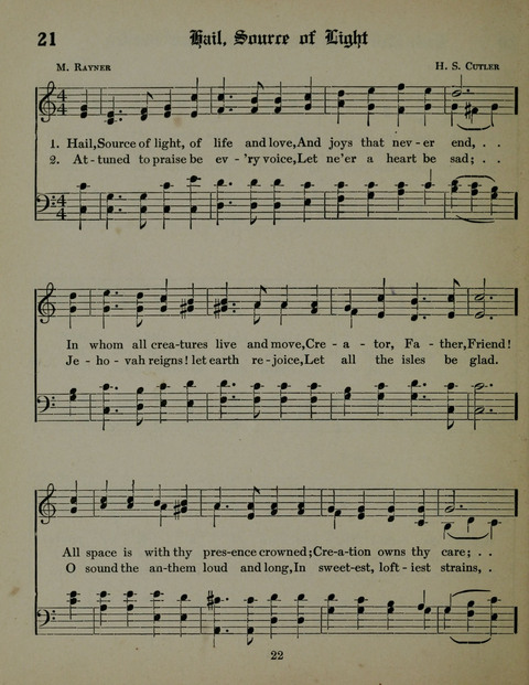The Assembly Praise Book: Hymns and Tunes for General Use with responsive readings from the psalms page 22