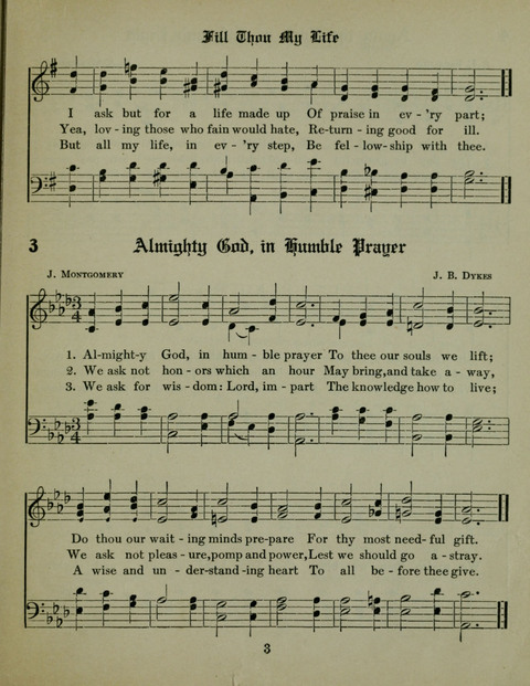 The Assembly Praise Book: Hymns and Tunes for General Use with responsive readings from the psalms page 3