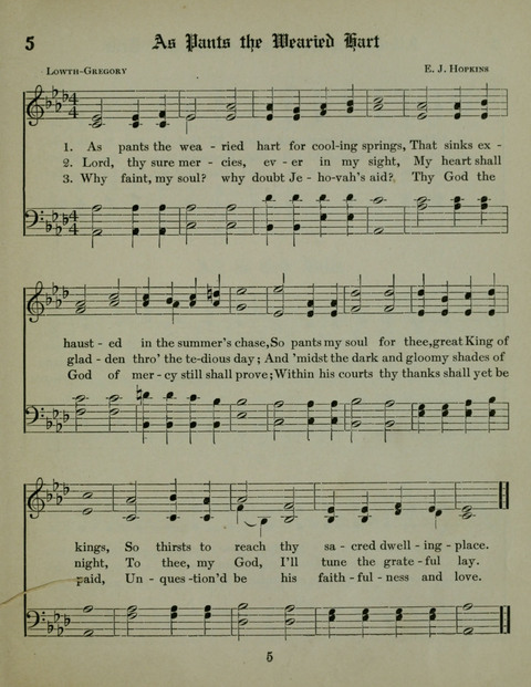 The Assembly Praise Book: Hymns and Tunes for General Use with responsive readings from the psalms page 5