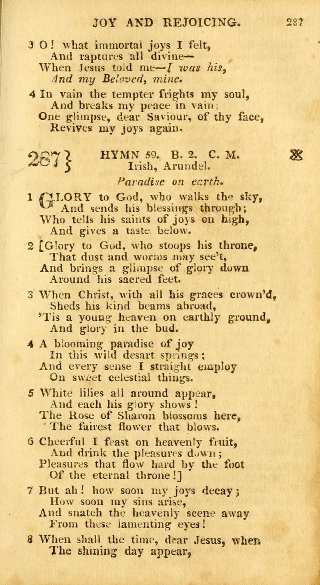 An arrangement of the Psalms, hymns, and spiritual songs of the Rev. Isaac Watts, D.D.: to which is added a supplement, being a selection of more than three hundred hymns from the most approved author page 306