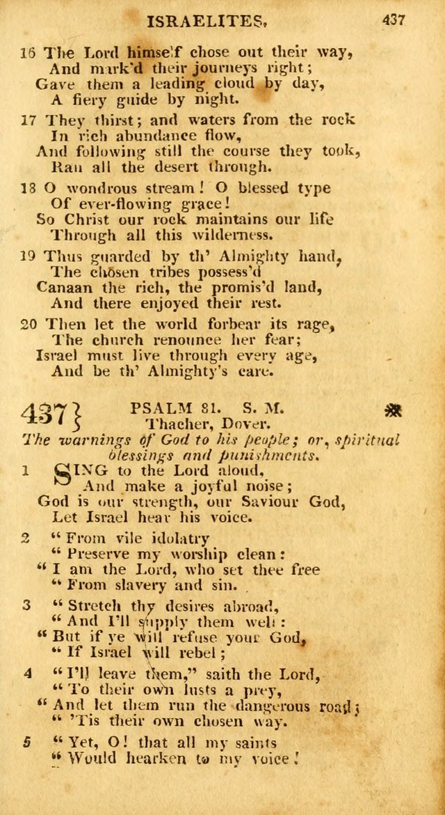 An arrangement of the Psalms, hymns, and spiritual songs of the Rev. Isaac Watts, D.D.: to which is added a supplement, being a selection of more than three hundred hymns from the most approved author page 406
