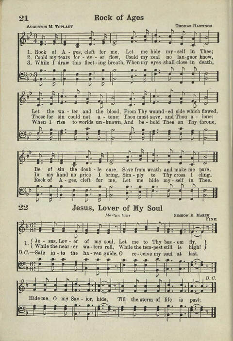 Abiding Songs: A special collection of standard hymns and gospel songs, long-cherished and forever abiding. Designed to generate wholesome, worshipful services of song among all organizations of ... page 22