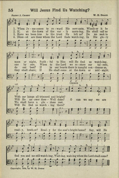 Abiding Songs: A special collection of standard hymns and gospel songs, long-cherished and forever abiding. Designed to generate wholesome, worshipful services of song among all organizations of ... page 48