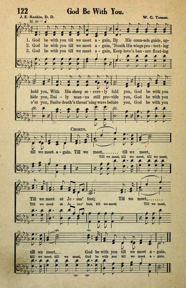 Awakening Songs for the Church, Sunday School and Evangelistic Services page 122