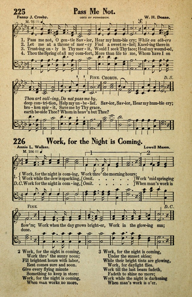 Awakening Songs for the Church, Sunday School and Evangelistic Services page 222