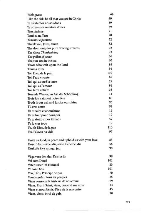 Agape: songs of hope and reconciliation page 218