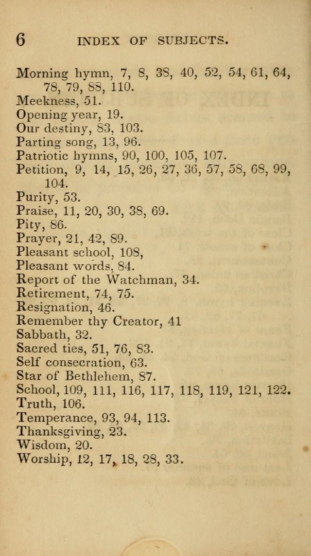 The American School Hymn Book page 6