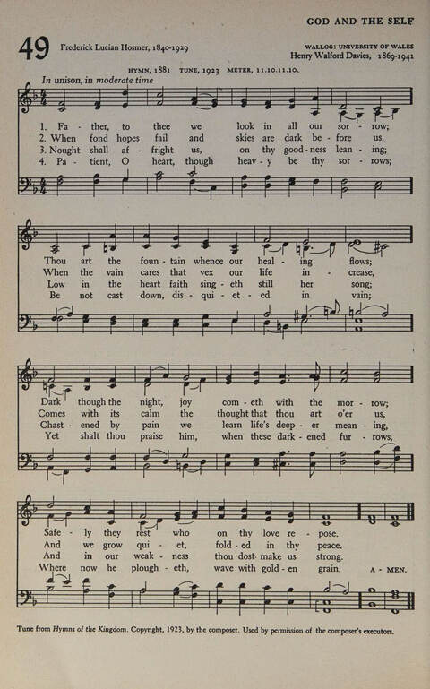 At Worship: a hymnal for young churchmen page 58