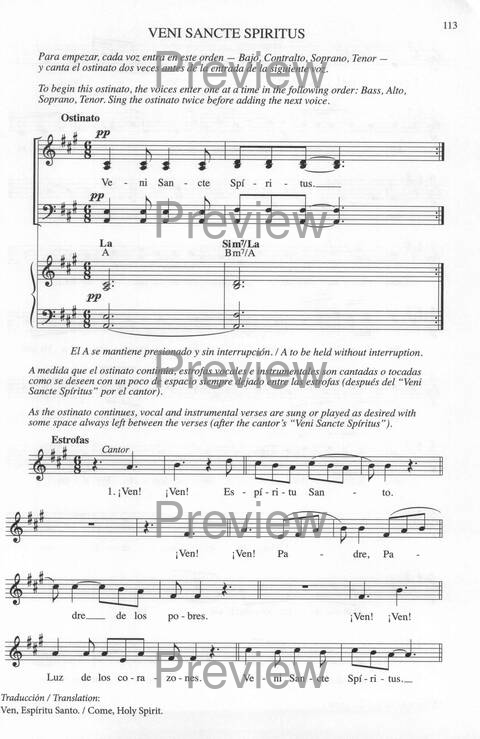 Bendigo al Señor: cánones, ostinatos, aclamacines y cantos de taizé page 113