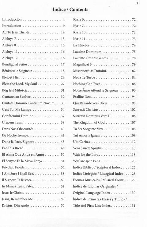 Bendigo al Señor: cánones, ostinatos, aclamacines y cantos de taizé page 3