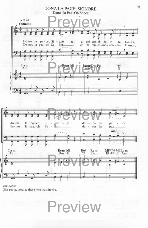 Bendigo al Señor: cánones, ostinatos, aclamacines y cantos de taizé page 45