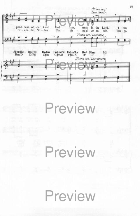 Bendigo al Señor: cánones, ostinatos, aclamacines y cantos de taizé page 59