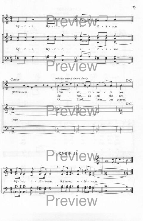 Bendigo al Señor: cánones, ostinatos, aclamacines y cantos de taizé page 73