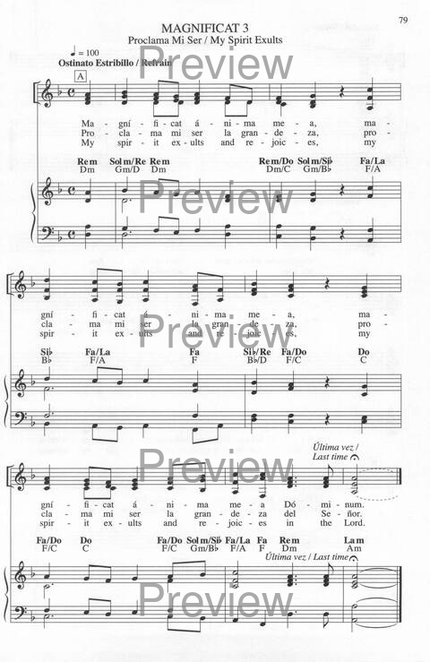 Bendigo al Señor: cánones, ostinatos, aclamacines y cantos de taizé page 79
