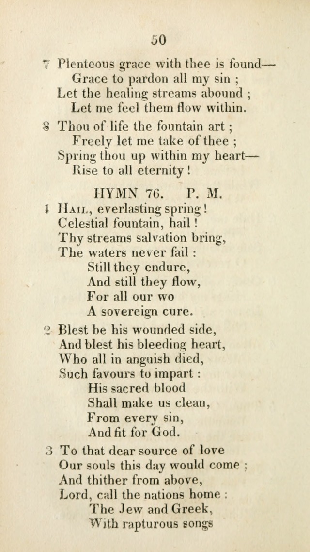 The Brick Church Hymns, Designed for the Use of Social Prayer Meetings and Families, selected from the most approved authors page 51