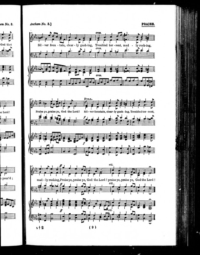 The Baptist Church Hymnal: chants and anthems with music page 215