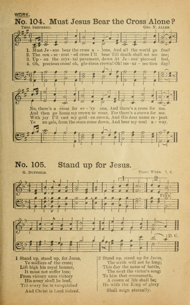 Best Hymns: from all the books and new ones to be made the best: selections from over one hundred of our best hymn writers page 87