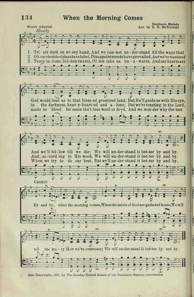 The Broadman Hymnal page 132