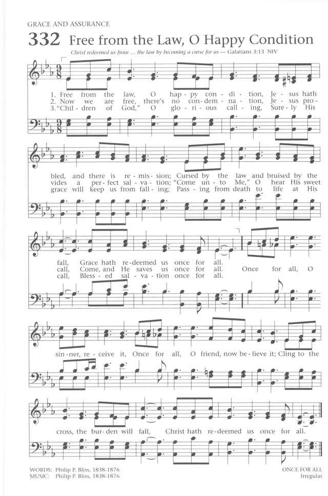 Baptist Hymnal 1991 page 296
