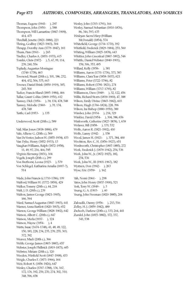 Baptist Hymnal 2008 page 949
