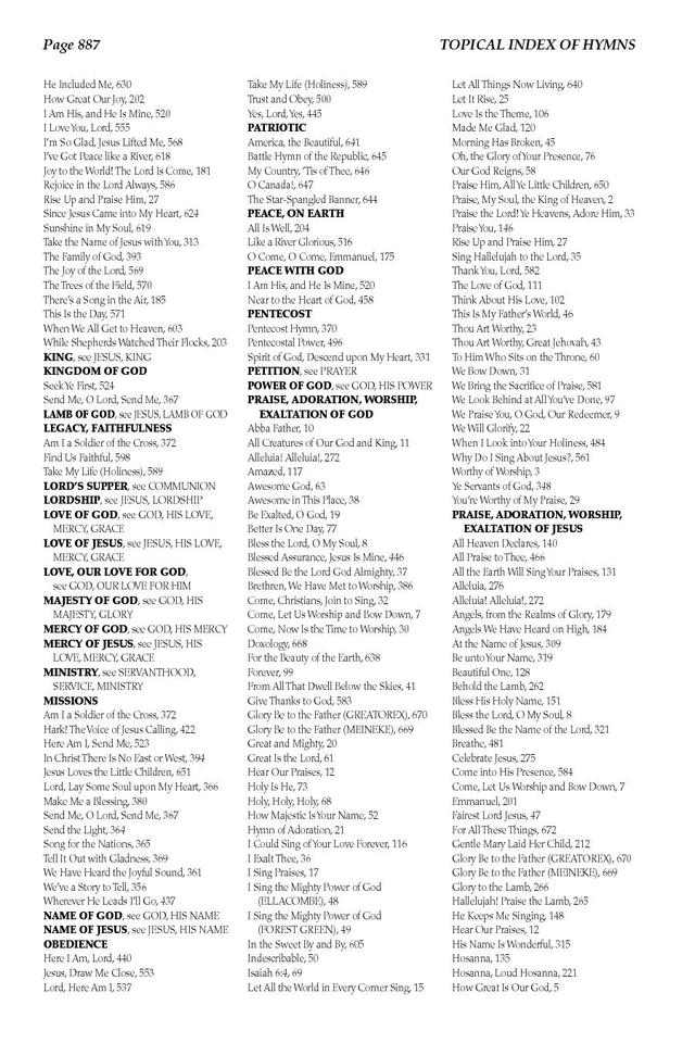 Baptist Hymnal 2008 page 963