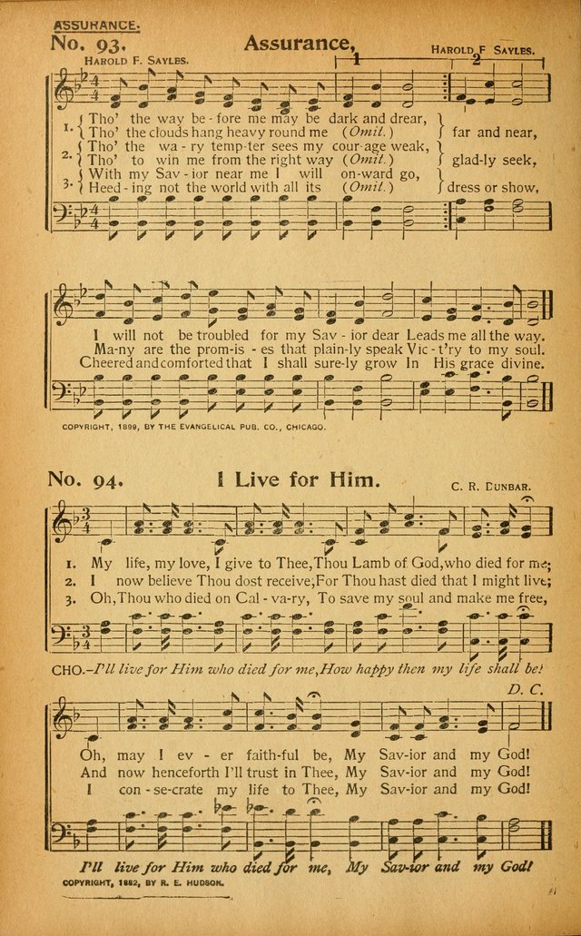 Best Hymns No. 3: for services of song in Christian work page 81