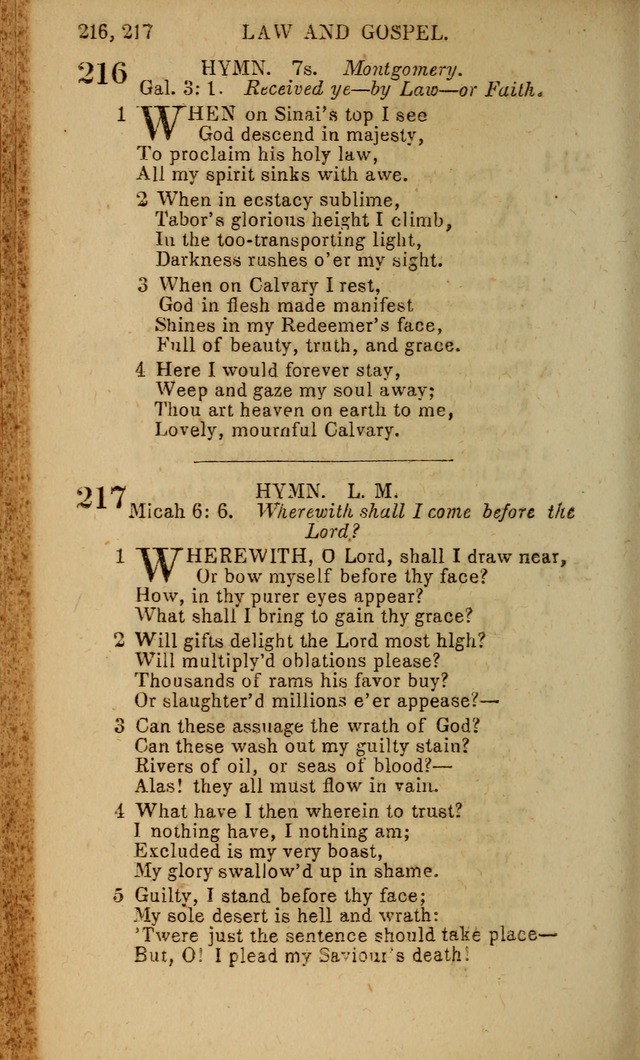 Baptist Hymn Book page 134
