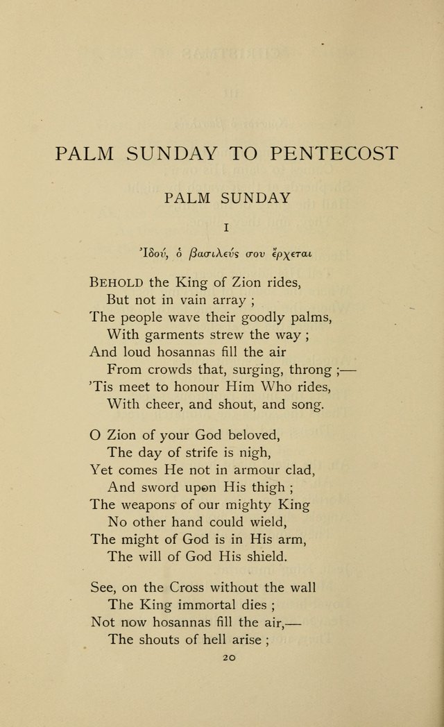 Hymns of the Russian Church: being translations, centos, and suggestions from the Greek office books with an introduction page 20
