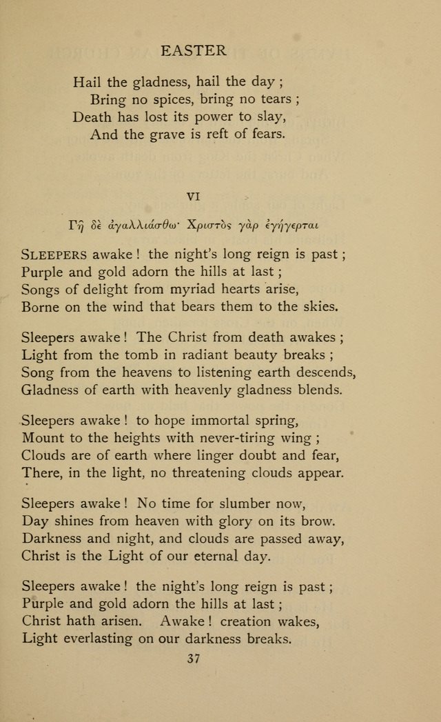 Hymns of the Russian Church: being translations, centos, and suggestions from the Greek office books with an introduction page 37