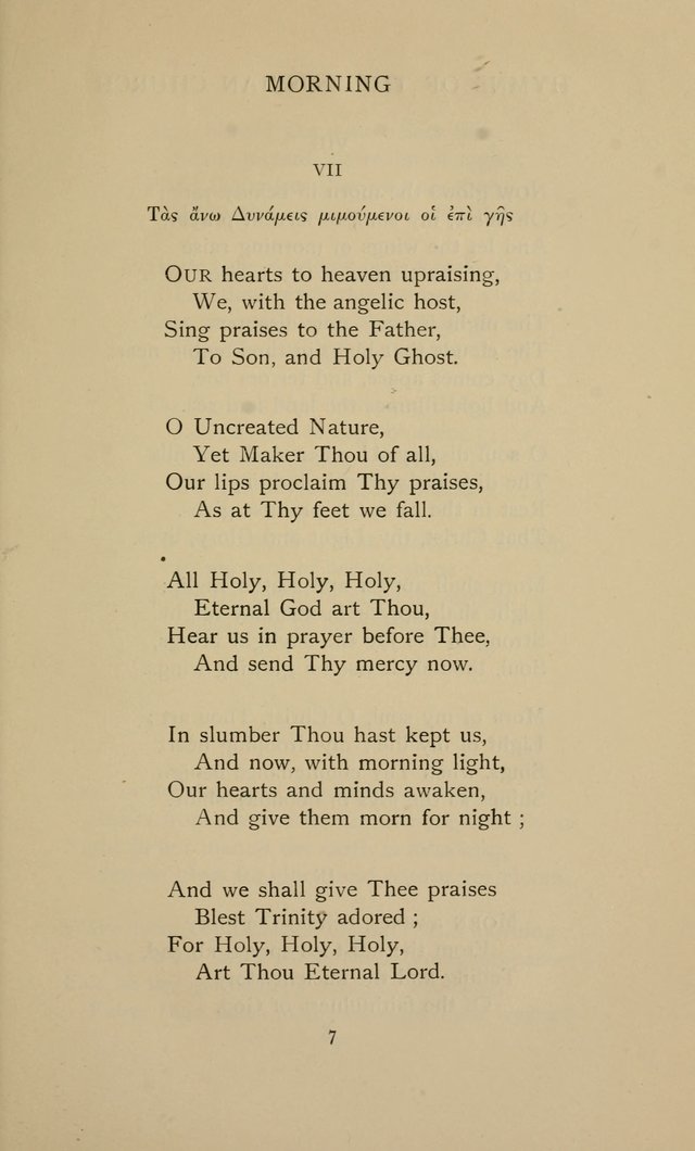 Hymns of the Russian Church: being translations, centos, and suggestions from the Greek office books with an introduction page 7
