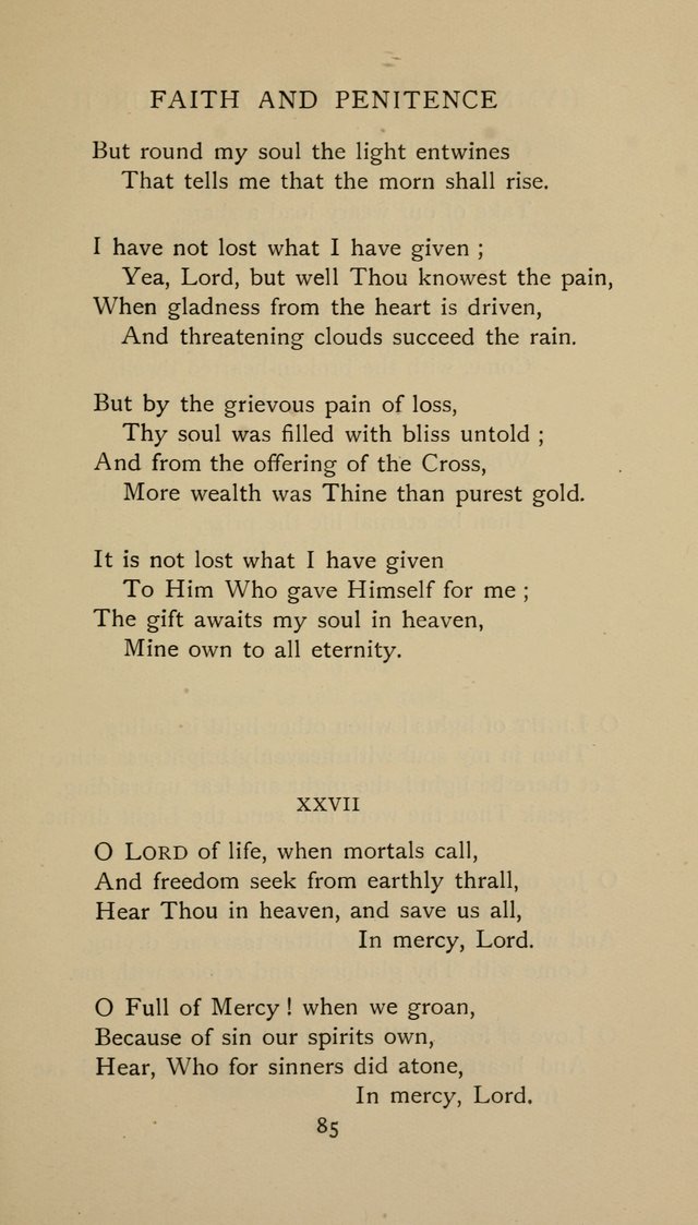 Hymns of the Russian Church: being translations, centos, and suggestions from the Greek office books with an introduction page 85
