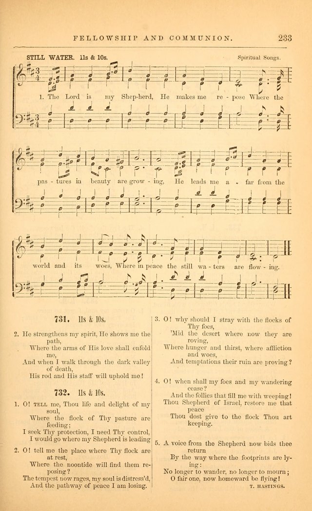 The Baptist Hymn and Tune Book: being "The Plymouth Collection" enlarged and adapted to the use of Baptist churches page 287