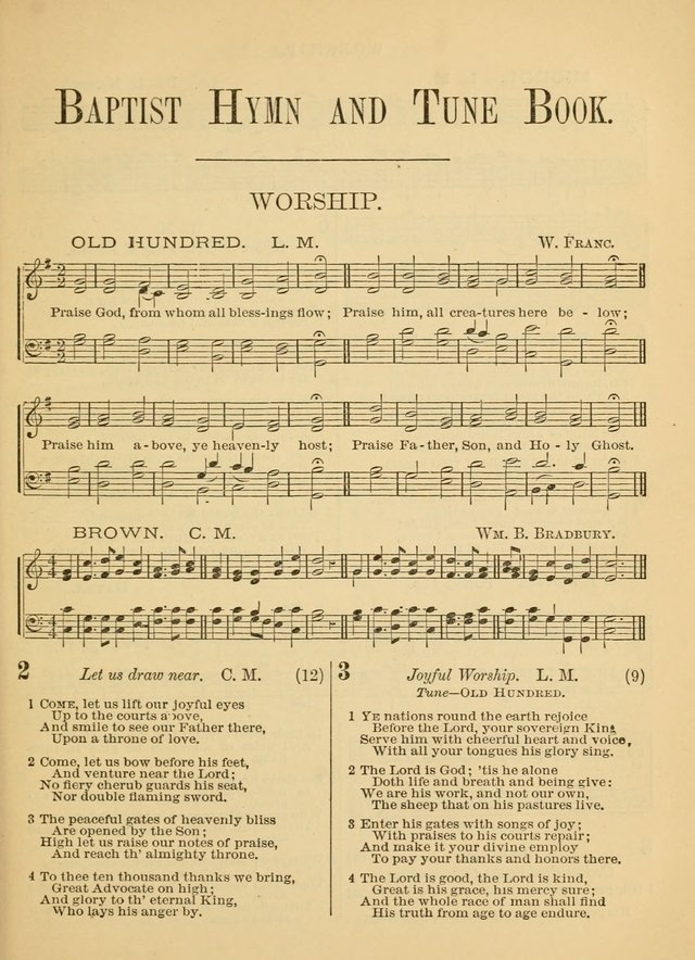 The Baptist Hymn and Tune Book for Public Worship page 5