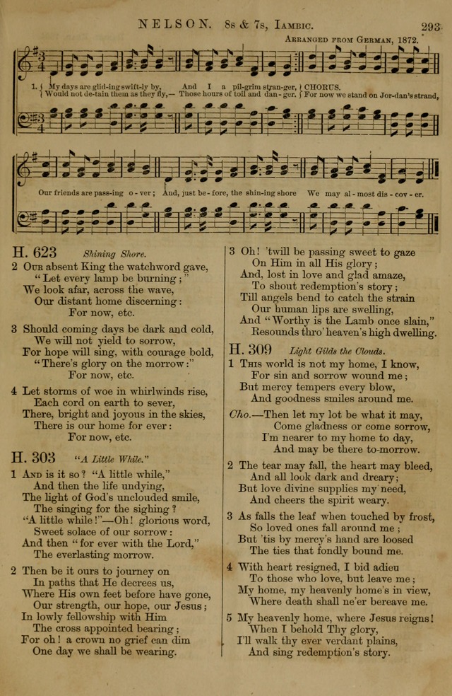 Book of Hymns and Tunes, comprising the psalms and hymns for the worship of God, approved by the general assembly of 1866, arranged with appropriate tunes... by authority of the assembly of 1873 page 291