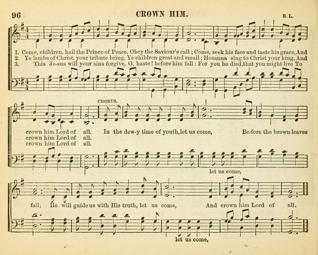 Bright Jewels for the Sunday School: a new collection of Sunday School songs written expressly for this work, many of which are the latest compositions of William B. Bradbury... page 101