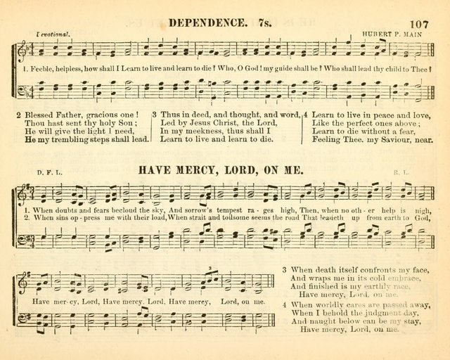 Bright Jewels for the Sunday School: a new collection of Sunday School songs written expressly for this work, many of which are the latest compositions of William B. Bradbury... page 112