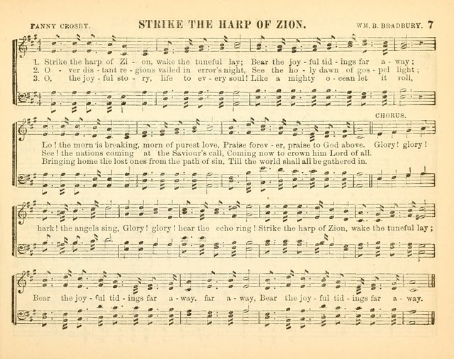 Bright Jewels for the Sunday School: a new collection of Sunday School songs written expressly for this work, many of which are the latest compositions of William B. Bradbury... page 12