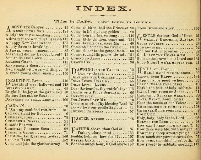 Bright Jewels for the Sunday School: a new collection of Sunday School songs written expressly for this work, many of which are the latest compositions of William B. Bradbury... page 165