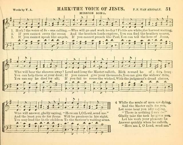 Bright Jewels for the Sunday School: a new collection of Sunday School songs written expressly for this work, many of which are the latest compositions of William B. Bradbury... page 56