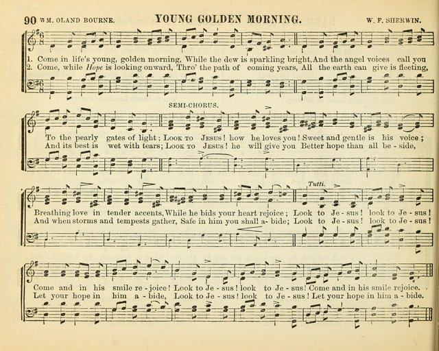 Bright Jewels for the Sunday School: a new collection of Sunday School songs written expressly for this work, many of which are the latest compositions of William B. Bradbury... page 95