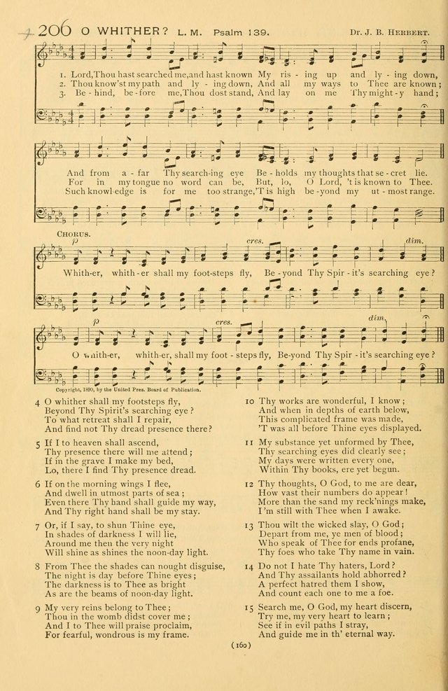 Bible Songs: consisting of selections from the Psalms set to music suitable for Sabbath Schools, prayer meetings, etc. page 160