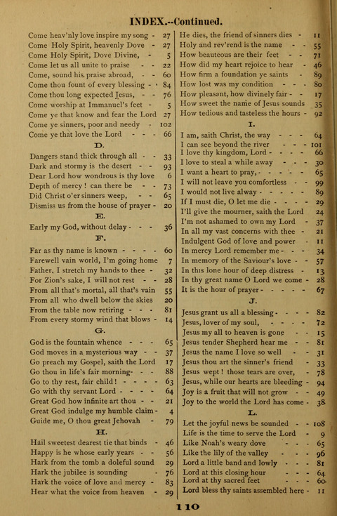 Bible School Echoes, and Sacred Hymns page 110