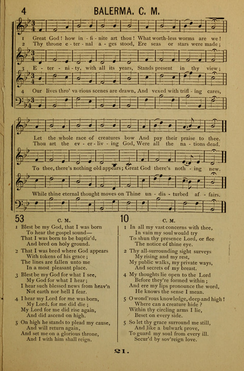 Bible School Echoes, and Sacred Hymns page 21