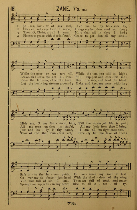 Bible School Echoes, and Sacred Hymns page 72