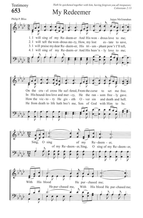 Bible Truth Hymns page 701
